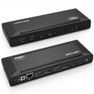 WAVLINK USB C Docking Station Dual 4K Display with 60W Charging/PD for Windows Mac OS Syst