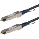 StarTech.com MSA Uncoded Compatible 1m 40G QSFP+ to QSFP+ Direct Attach Breakout Cable Twi
