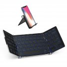 Bk05 Bluetooth Keyboard With 3-Color Backlight, Bluetooth 5.1 Multi-Device Foldable Keyboa