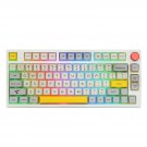 Th80 Pro 75% Hot Swap Rgb 2.4Ghz/Bluetooth 5.0/Wired Mechanical Keyboard With Mda Pbt Keyc