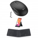 Bk06 Bluetooth Keyboard - Multi-Device Portable Keyboard Bluetooth 5.1 For Ios, Android, W