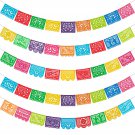 5 Packs 82 Ft Mexican Party Banners, Papel Picado Banner, Cinco De Mayo, Fiesta Party Deco
