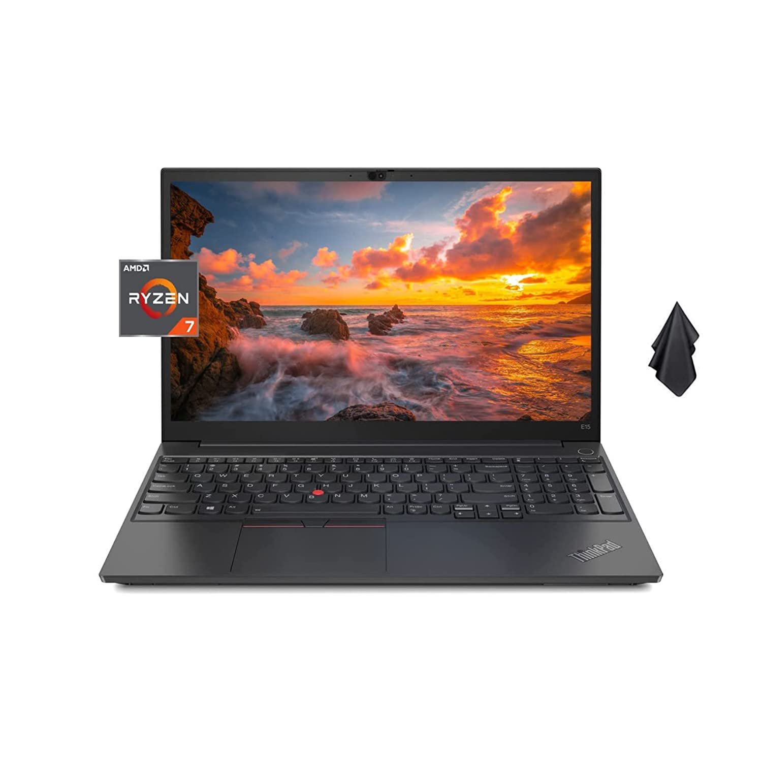 Lenovo ThinkPad E15 Business Laptop, 15.6"" FHD IPS Anti-Glare Display, AMD Ryzen 7 5700U(B