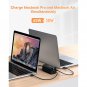 Usb C Charger, 100W Pd Gan3 Fast Wall Charger Block, 4-Ports [2Usb-C + 2Usb] Charging Stat
