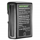 Neewer V Mount/V Lock Battery - 150Wh 14.4V 10400mAh Rechargeable Li-ion Battery for Broad