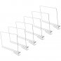 6 Pack Beautiful Acrylic Shelf Dividers, Perfect Perfect For Closets Kitchen Bedroom Shelv