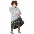 Glow-In-The-Dark Blanket Hoodie For Kids - Perfect Wearable Blanket Gift, Star Blanket Swe