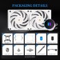 Thermalright Frozen Magic 280 Scenic V2 Water Cooling CPU Cooler, 280 White Cooling Row Sp