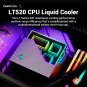 Liquid Cooler Lt520 240Mm 4Th Gen Dual-Chamber Pump 3100Rpm Multidimensional Infinity Mirr