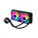 ASUS ROG Strix LC II 280 ARGB all-in-one liquid CPU cooler(AIO) with Aura Sync, AMD AM4/TR