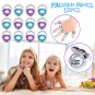 130Pcs Frozen Party Favors Birthday Supplies Bags Necklace Silicone Bracelet Stamper Ring