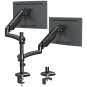 Dual Monitor Stand, Height Adjustable Monitor Desk Mount, Gas Spring Monitor Arm For Two 1