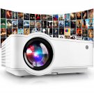 Mini Projector, 7500 Lux 210"" Projector 1080P Supported Display with 52000 Hrs Portable LE