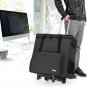 Desktop Computer Travel Bag, Rolling Desktop Computer Carrying Case With Wheels Double Lay