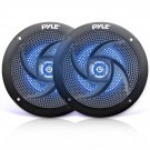 Pyle Marine Speakers - 5.25 Inch 2 Way Waterproof and Weather Resistant Outdoor Audio Ster