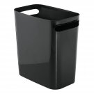 mDesign Plastic Slim Large 2.5 Gallon Trash Can Wastebasket, Classic Garbage Container Rec