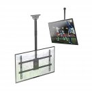 Tv Ceiling Mount Bracket, Adjustable Height Hanging Full Motion 360 Deg Rotation Tilting S