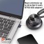 Poly - Voyager 4310 UC Wireless Headset (Plantronics) - Single-Ear Headset with Boom Mic -
