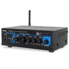 Pyle Bluetooth Audio Power Amplifier - 2x120 Max Amp Power, Portable 2 Channel Surround So
