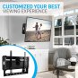 Pyle PSW681MF1 Universal Fixed TV Wall Mount - Slim Quick Install VESA Mounting Bracket fo