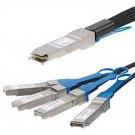 StarTech.com MSA Uncoded Compatible 2m 40G QSFP+ to 4x SFP+ Direct Attach Breakout Cable T