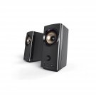 Creative T60 2.0 Compact Hi-Fi Desktop Speakers With Clear Dialog And Surround By Sound Bl
