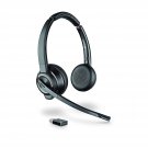Plantronics - Savi 8220 UC USB-A Wireless DECT Headset (Poly) - Dual Ear (Stereo) - Connec