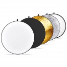 NEEWER 43 Inch/110 Centimeter Light Reflector Light Diffuser 5 in 1 Collapsible Multi Disc