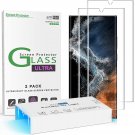 Amfilm 3D Curved Tempered Glass For S22 Ultra Screen Protector Samsung Galaxy 5G 6.8 Inch,