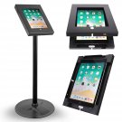 Anti-Theft Tablet Security Stand Kiosk - Heavy Duty Aluminum Metal Floor Standing Mount Ta