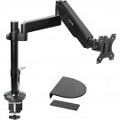 VIVO Heavy Duty Articulating Single Pneumatic Spring Arm Desk Mount, Fits Standard and Lar