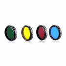 Sv127 Telescope Filter Eyepiece Filter Set 1.25 Inch For Telescope Eyepiece With Storage C