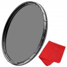 105mm X2 CPL Circular Polarizing Filter for Camera Lenses - AGC Optical Glass Polarizer Fi