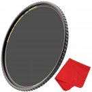 Breakthrough Photography 58mm X4 6-Stop Fixed ND Filter for Camera Lenses Neutral Density