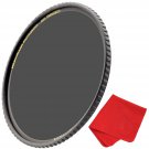 Breakthrough Photography 77mm X4 15-Stop Fixed ND Filter for Camera Lenses Neutral Density