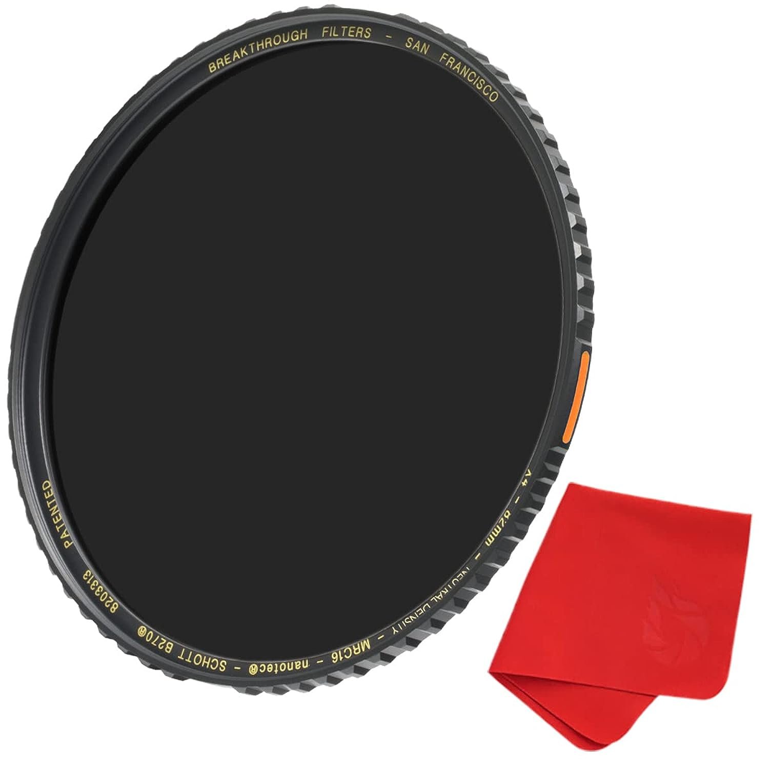 Breakthrough Photography 72mm X4 6-Stop ND Filter for Camera Lenses, Neutral Density Profe