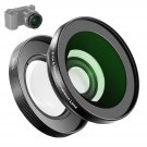 NEEWER 40.5mm HD Wide Angle Lens Compatible with Sony ZV-1F ZV-E10 A5000 A6000, 2 in 1 18m