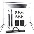 Backdrop Stand, 8.5X10Ft Adjustable Photo Backdrop Stand For Parties, Heavy Duty Backgroun