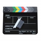 Movie Directors Clapboard, Photography Studio Video Tv Acrylic Clapper Board Dry Erase Fil