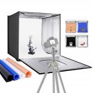Neewer Photo Studio Light Box, 24” × 24” Shooting Light Tent with Adjustable Brightness, F
