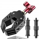 Super Clamp With 1/4 To 3/8 Standard Metal Stud For Photography Studio Video Lighting Came