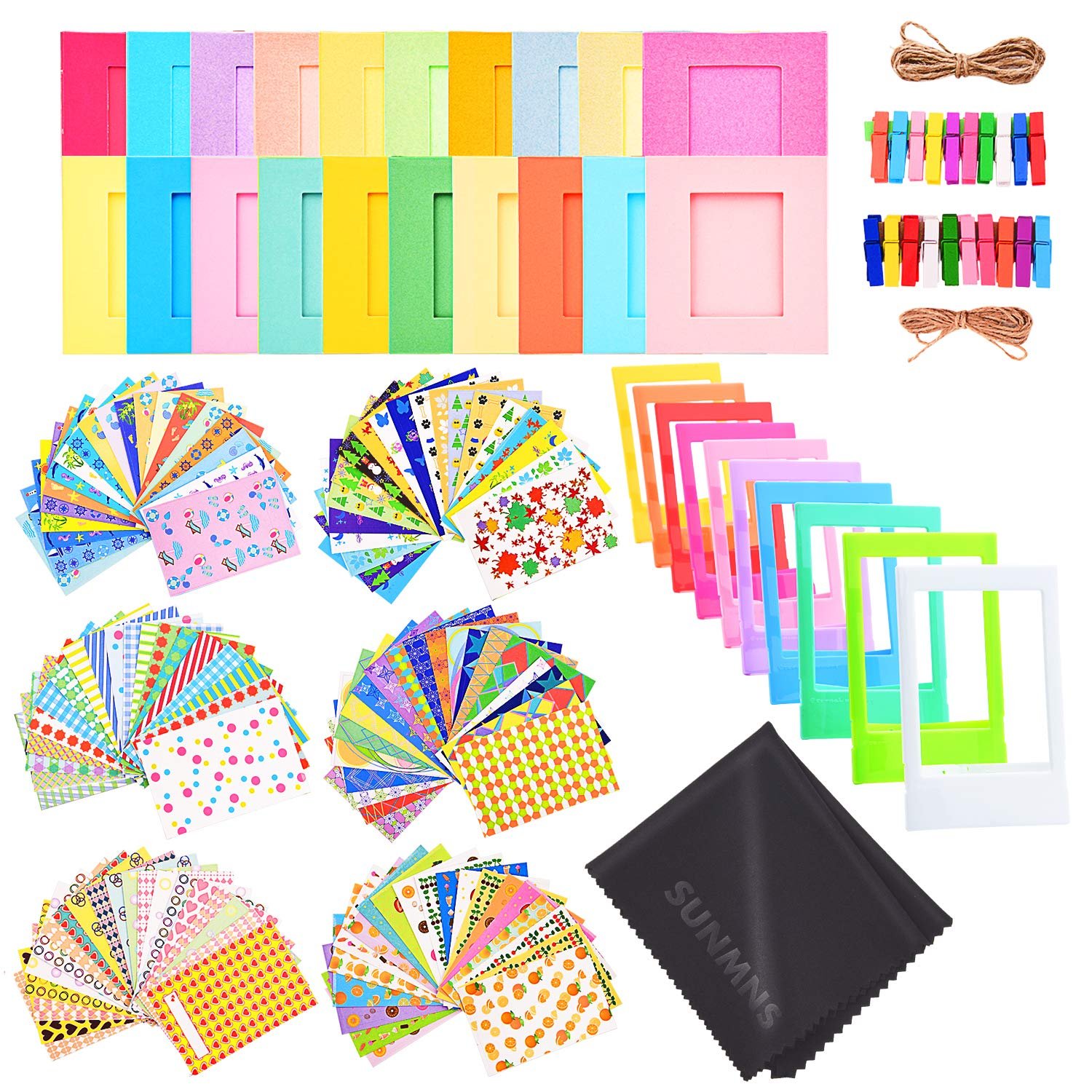 Colorful Bundle Kit Accessories Set Compatible With Instax Mini 12 11 9 8 90 70 Camera, Ac