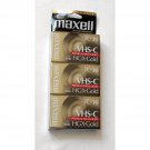 Maxell VHS-C TC-30 HGX-Gold Camcorder Videocassette (3pk)