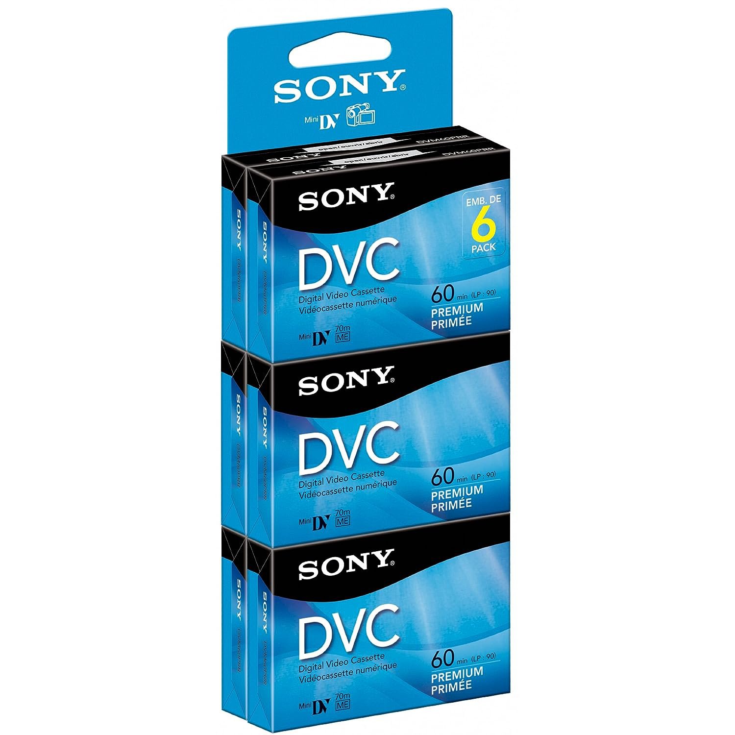 Видекассета Sony DVM-60pr. 6dvc краска. PCS-60 Sony.