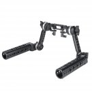 Rosette Handle Kit With Extension Arm M6 Threaded Applicable For 15Mm Dslr Shoulder Pad Ri