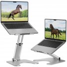 Collapsible Laptop Stand, Adjustable Height Up To 16", Ergonomic Laptop Riser With 2 Angle