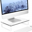 Clear Computer Monitor Stand Riser Multi Media Desktop Stand For Flat Screen Lcd Led Tv, L