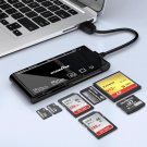 USB3.0 Multi-Card Reader, SD/TF/CF/Micro SD/XD/MS 7 in 1 Fast 5Gbps Memory Card Reader/Wri
