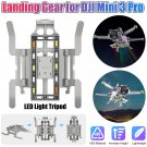 Landing Gear Tripod For Dji Mini 3 Pro Drone W/Led Flashing Light Lamp Foldable