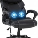 Office Chair 400lbs - Heavy Duty Metal Base Ergonomic Massage Desk Chair